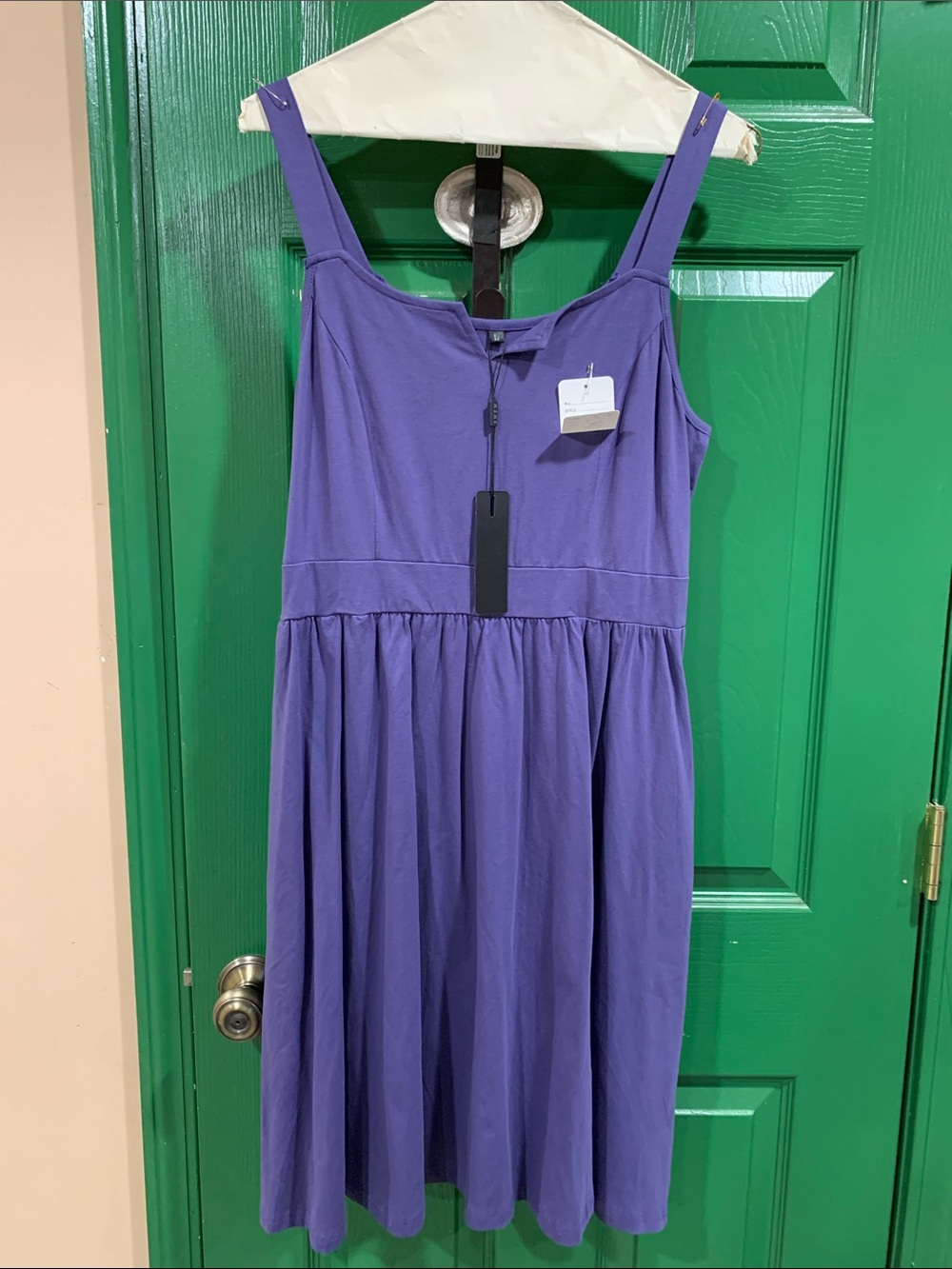 Purple Sleeveless Mini  Dress